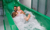 Family Waterslide at the Holiday Inn Express Medicine Hat