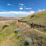 Mountain Biking Electric Biking in the Badlands Medicine Hat Alberta