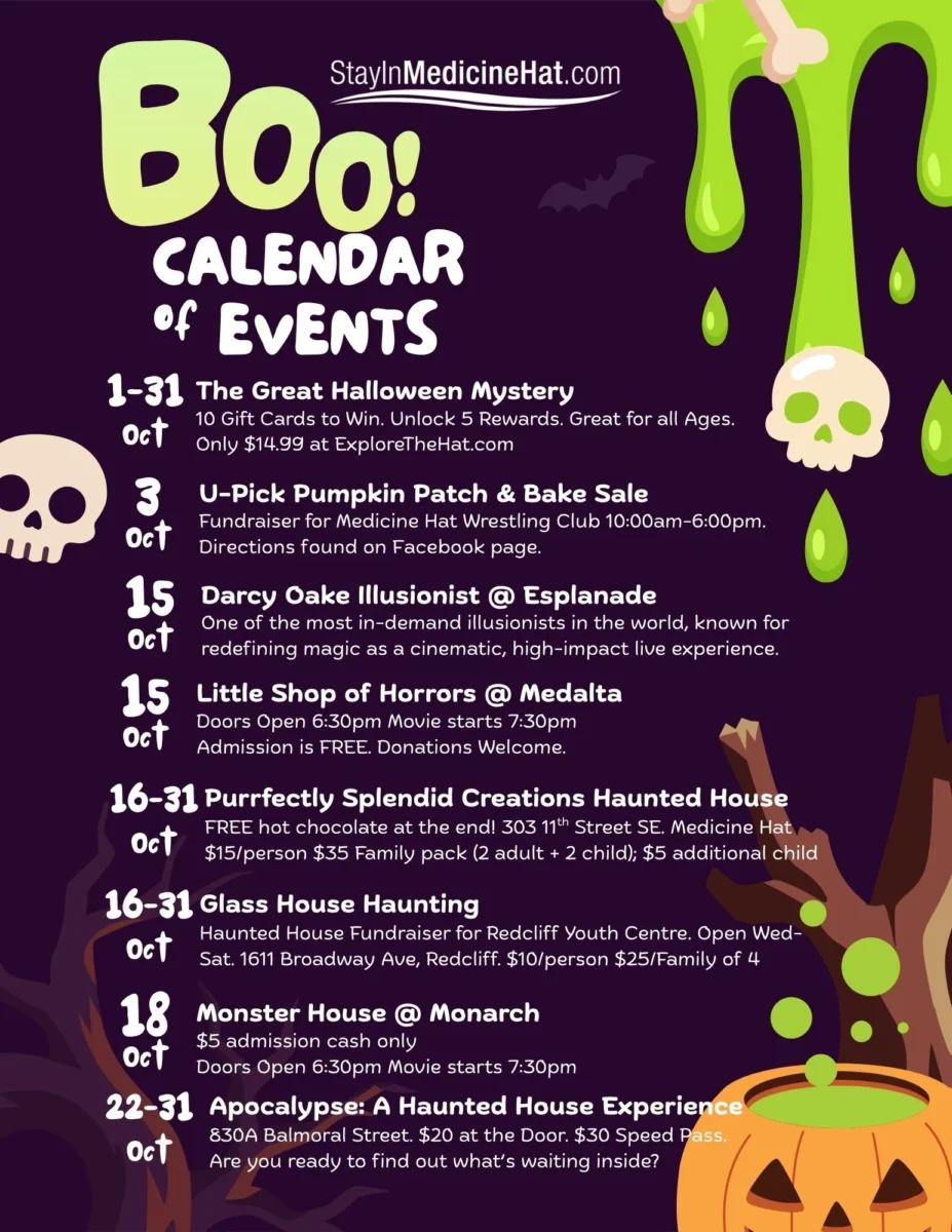 Halloween Events 2027 Medicine Hat