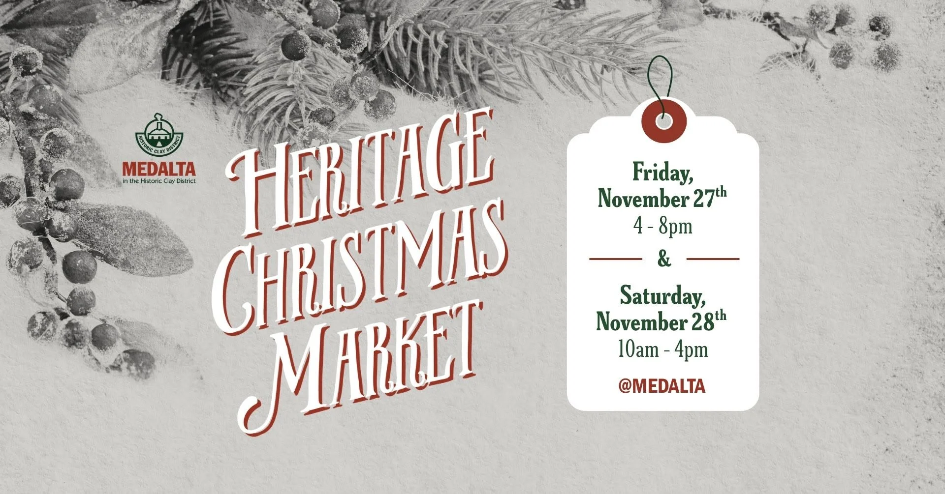 Medalta Christmas market 2026