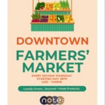 Downtown Farmers Market at Note